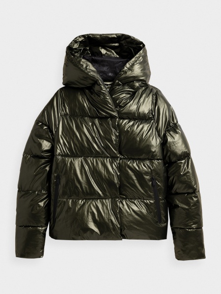 Пуховик 4F D4Z21-KUDP202-43S р.XL зелений