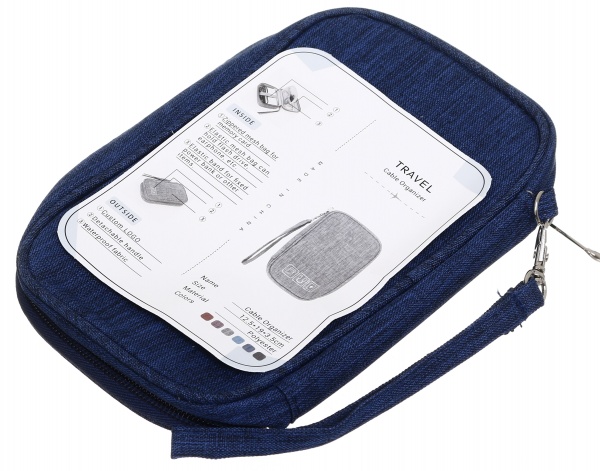 Органайзер для цифрових аксесуарів, комплектуючих 18.5х11.5х4.5 cм синій RH532n 