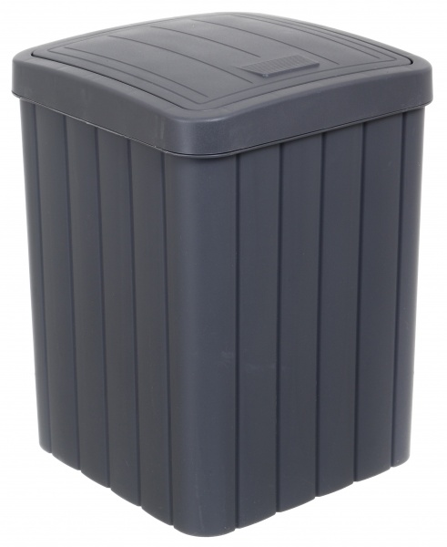 Відро для сміття RIO 205х205х280 мм 10 л графітовий