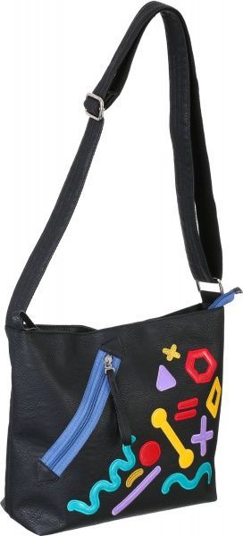 Сумка через плече чорний Э18111 