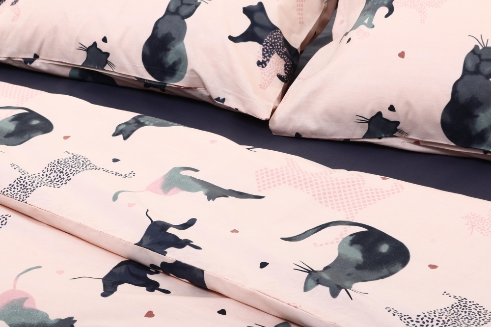 Комплект постільної білизни 2.0 CATS мультиколор