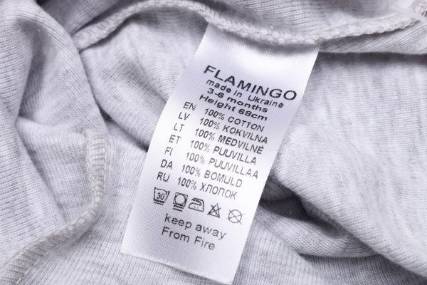 Комбінезон Фламінго р.68 світло-сірий із принтом 357-1009 