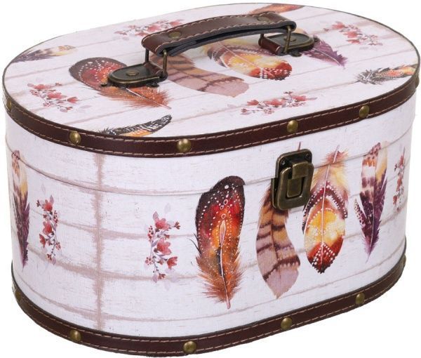 Сундук для хранения Перья 30х22х16 см 