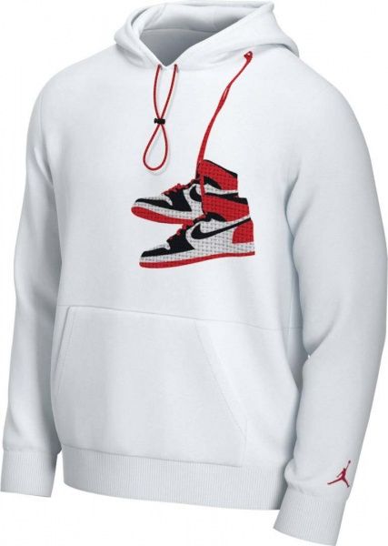 Джемпер Nike J JUMPMAN HOLIDAY PO CT3457-100 р. M білий