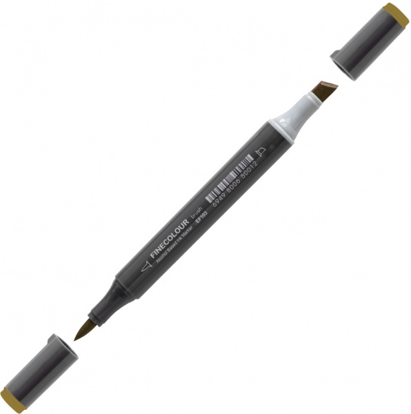 Маркер спиртовой FINECOLOUR Brush-mini EF103-11 глубокая охра 