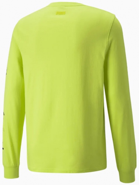 Футболка Puma QUALIFIER LS TEE 53210707 р.S салатовий