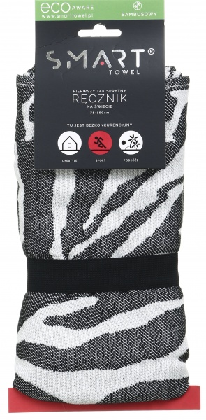 Полотенце махровое Smart 75x150 см серый Texpol 