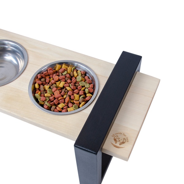 Підставка з мисками 10 центів для Джека №1 М чорна