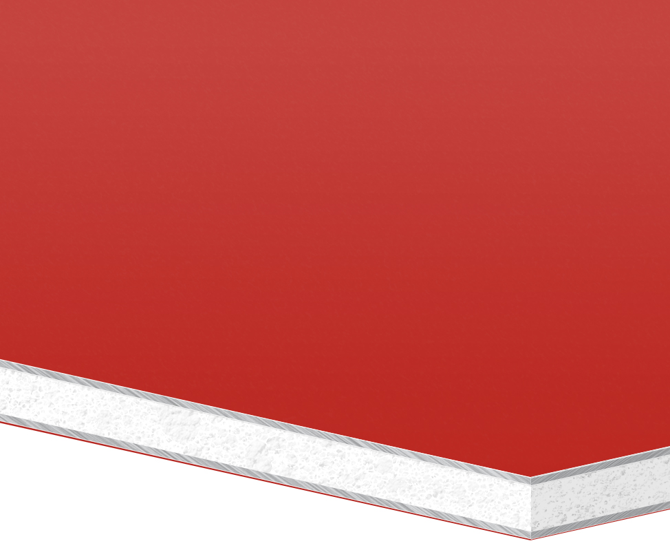 Алюмінієва композитна панель SIGNBOND 1500x750x3 мм Traffic RED