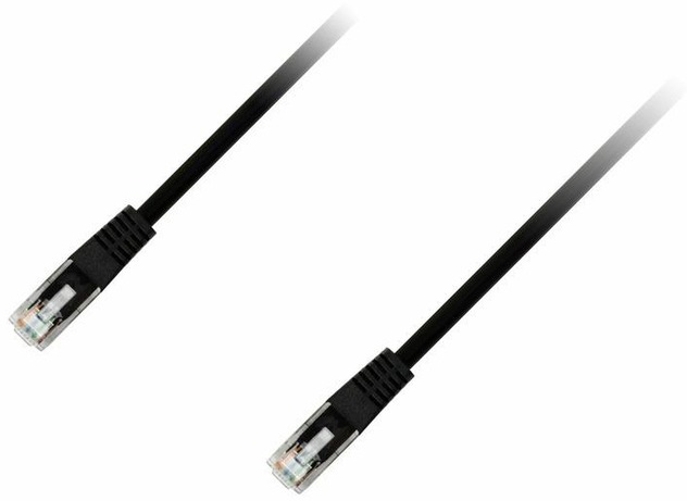 Патч-корд Piko 5E UTP Ethernet 2 м (1283126474040) чорний