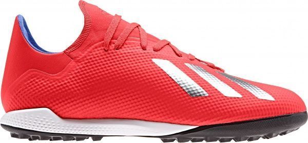 Бутсы Adidas X 18.3 TF BB9399 р. UK 10,5 красный