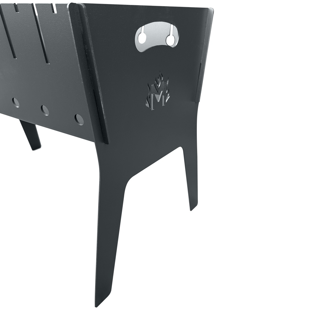 Мангал раскладной Metalzavod Феникс на 8 шампуров 3 мм двухуровневый