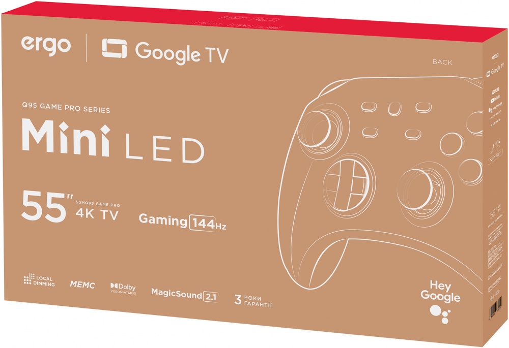 Телевизор Ergo 55MQ95 Game PRO