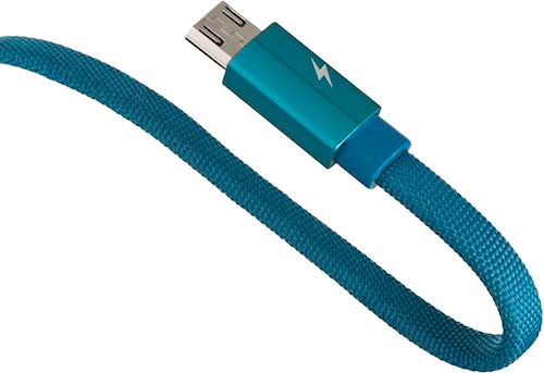 Кабель USB – microUSB 1 м синій (RC-094M1M-BLUE) Kerolla MicroUSB Data/Charge 