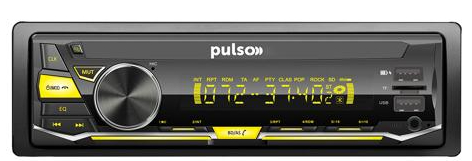 Автомагнитола PULSO RGB, USB, FM, RCA, LCD (P110411)