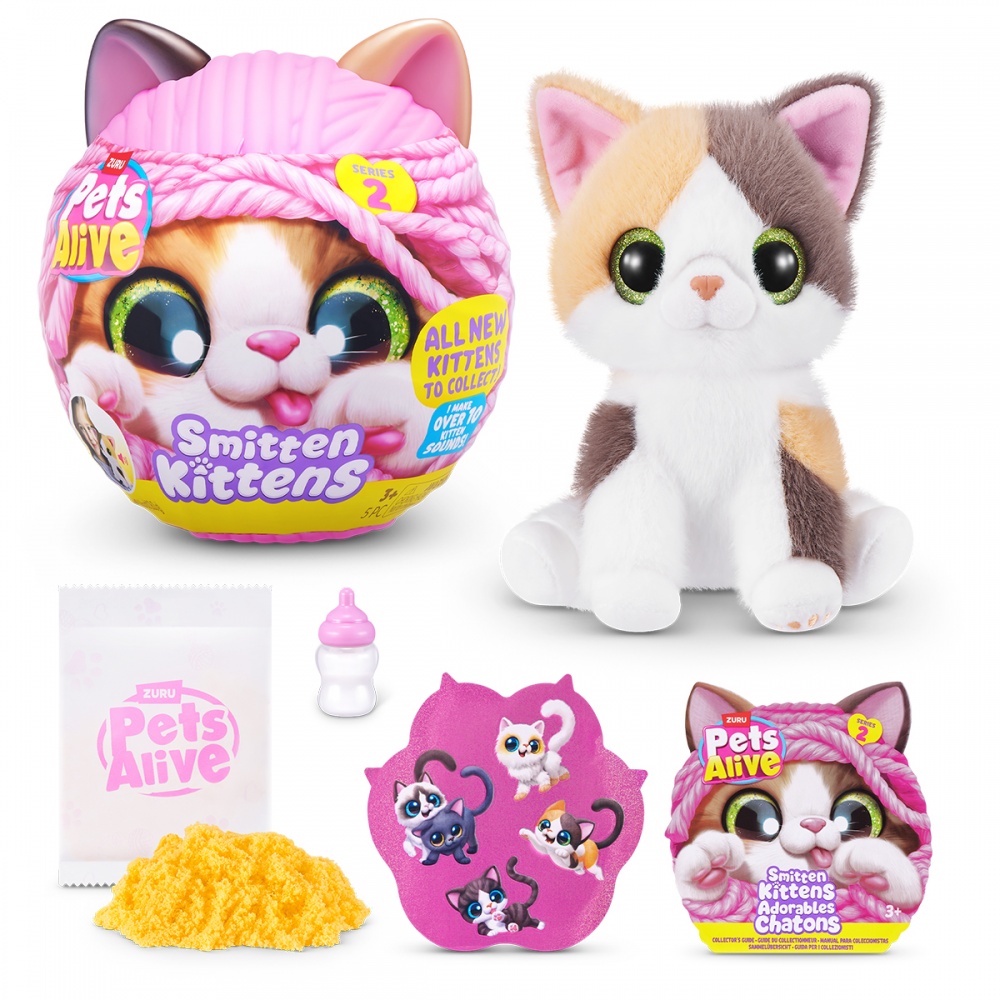 Інтерактивний ігровий набір Pets & Robo Alive S2 Грайливі кошенята 9568