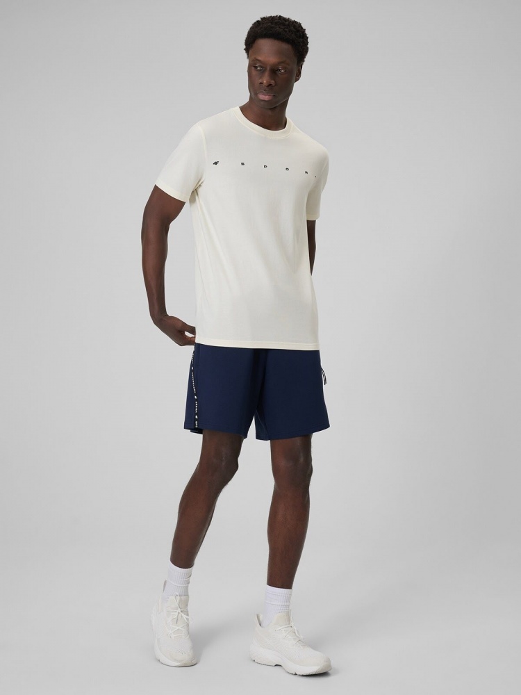 Футболка 4F TSHIRT M2661 4FWSS26TTSHM2661-12S р.2XL бежевий