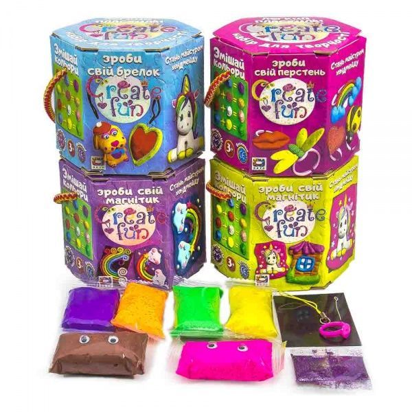 Пластилин легкий ТМ Moon Light Clay Create fun Брелок Nota Bene