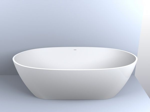 Ванна из искусственного камня Miraggio Estella 168x83 белая 0000267