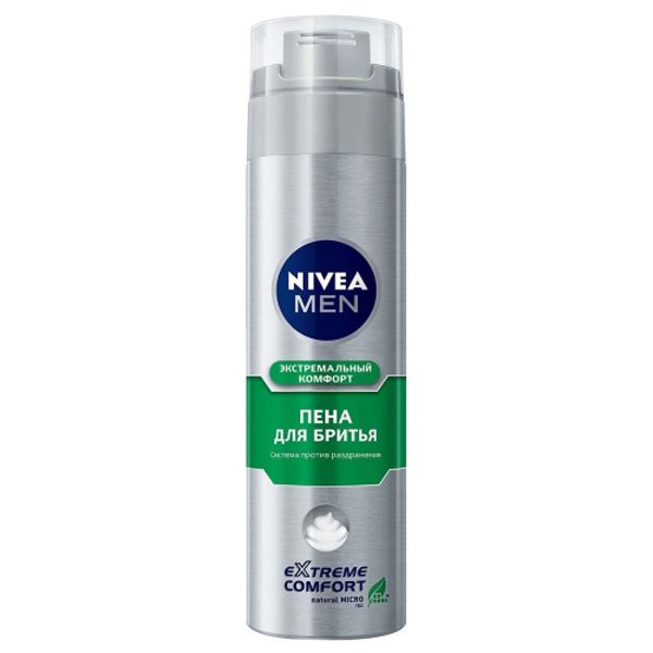 Пена для бритья Nivea Экстремальный комфорт 200 мл