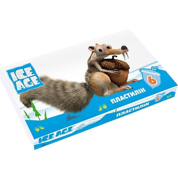 Пластилин Ice Age 6 цветов