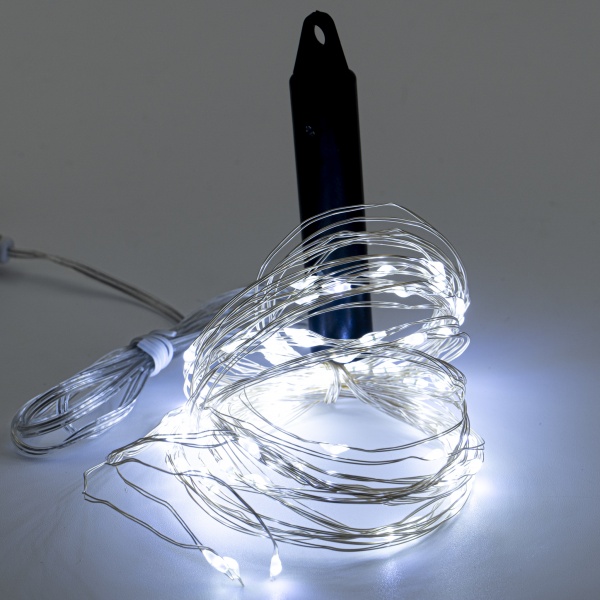 Декоративная гирлянда Altalusse (INL-2107U-100 Cold) встроенный светодиод (LED) 100 ламп 2 м 