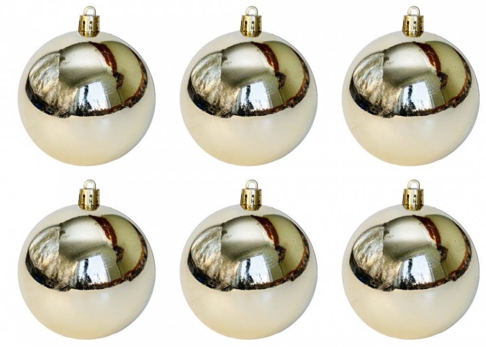 Набір ялинкових куль 892272 d 80 мм 6 шт./уп.