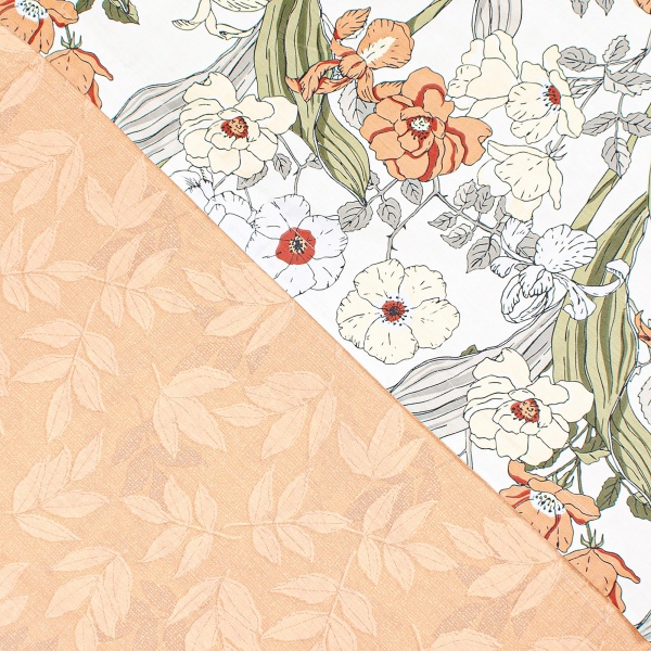 Комплект постельного белья Сад цяньцянь евро разноцветный Homeline 