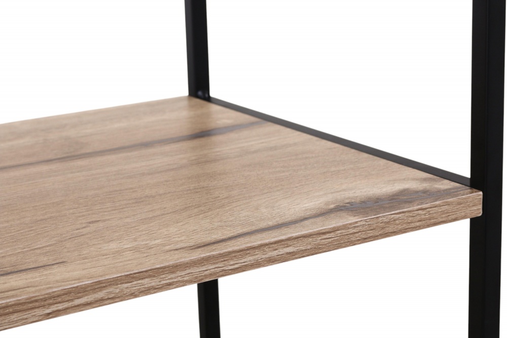 Этажерка Центр Меблів Конго 1105х500х300 мм натуральный/черный