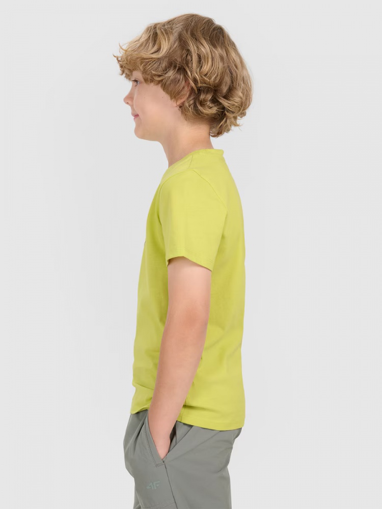 Футболка 4F TSHIRT M2417 4FJWAW25TTSHM2417-72S р.164 жовтий