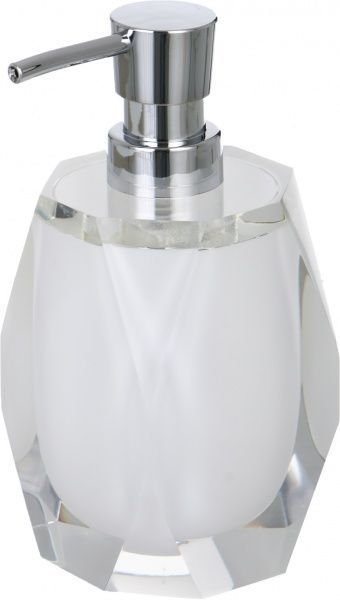 Дозатор для жидкого мыла Luna Diamond белый