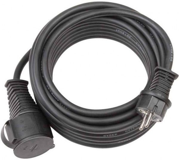 Удлинитель Brennenstuhl Extension с заземлением 1 гн. черный 10 м 1166810 