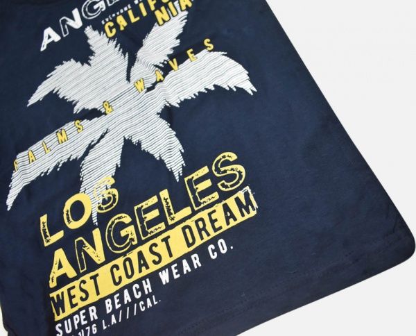 Футболка Macca Boy 9001 Los Angeles р.134 синій 