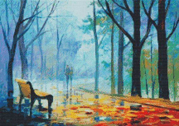 Набір для вишивання Осінній парк 58*43 см 