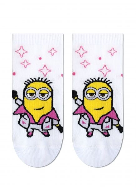 Носки женские Брестские 1125 Minions (укороченные) 306 р. 23 белый 1 пар 