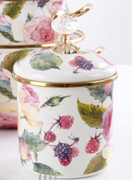 Банка для сыпучих Пион 1,25 л эмаль 763-001 Elmani