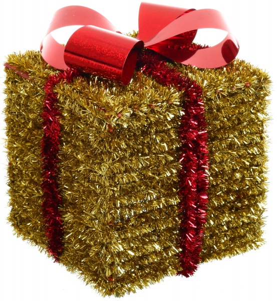 Декоративная фигура Подарочные коробки из мишуры 3 шт. CAA223260 