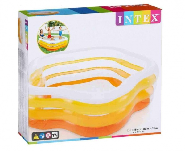 Бассейн надувной Intex Звездочка
