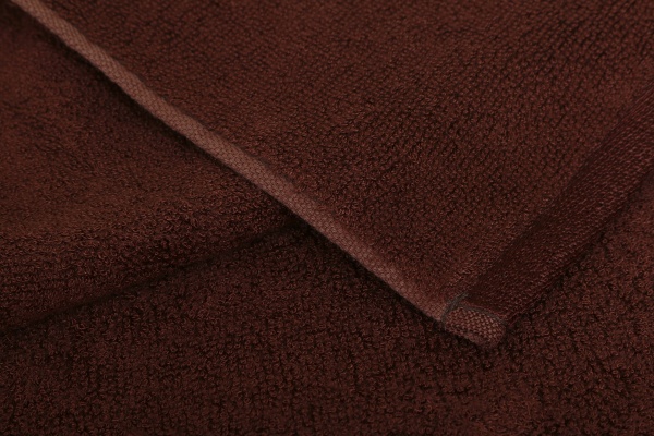 Полотенце махровое Glossy 70x140 см коричневый Texpol 
