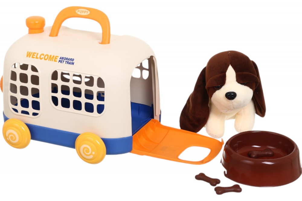 Игровой набор Xin Le Tong Pick me собачка в корзине 4 аксессуара MC231207