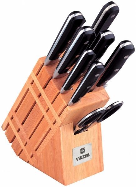 Набір ножів у колоді Master 9 предметів 89111 Vinzer
