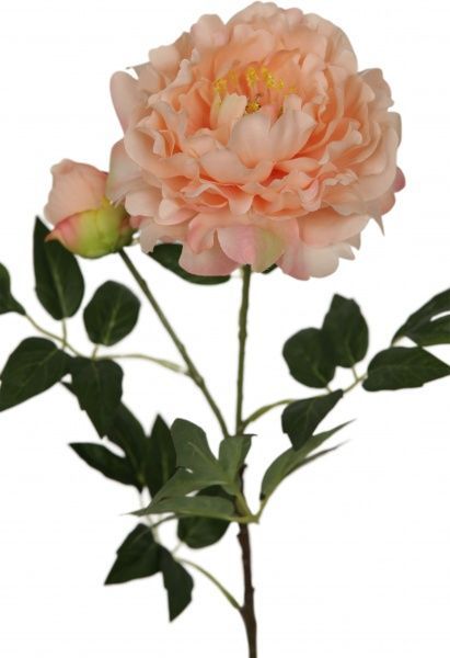 Растение искусственное Пион лососевый 27307