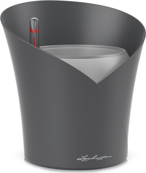 Вазон пластиковый Lechuza ORCHIDEA фигурный 1л серый (13961) 