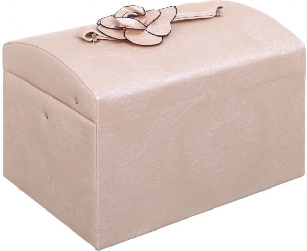 Сундучок для украшений Delux цветок бежевый