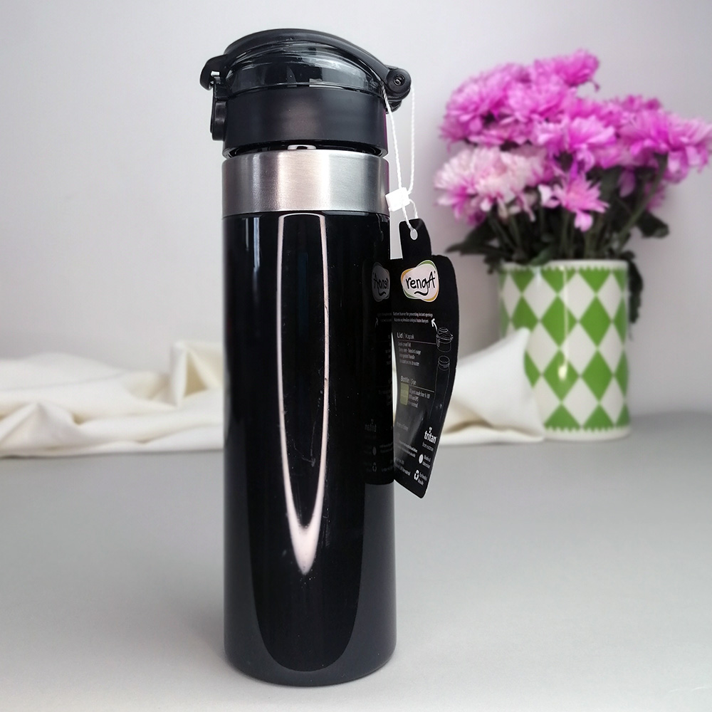 Пляшка для води Gusto Saga 630мол gt-g-912053 чорна