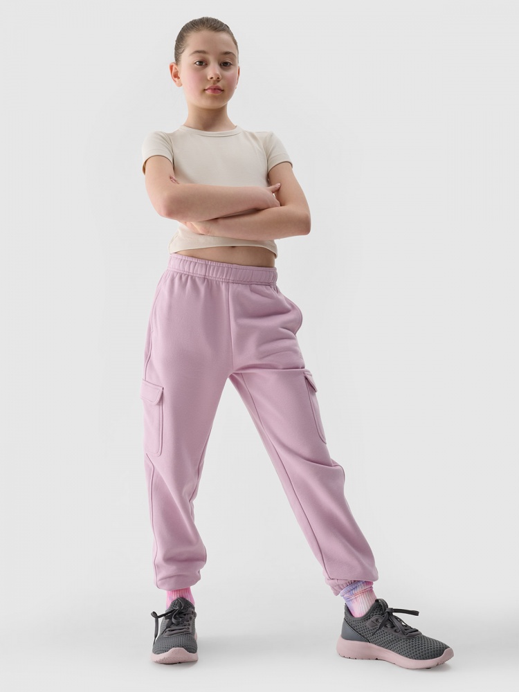 Штани 4F TROUSERS CAS F1135 4FJWSS25TTROF1135-52S р. 164 рожевий