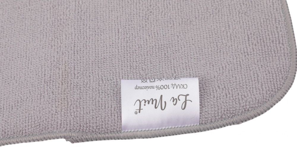 Коврик для сушки посуды La Nuit Ribbo 38х50 см светло-серый