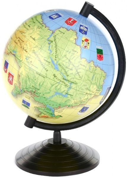 Глобус Україна 16 см Г160у