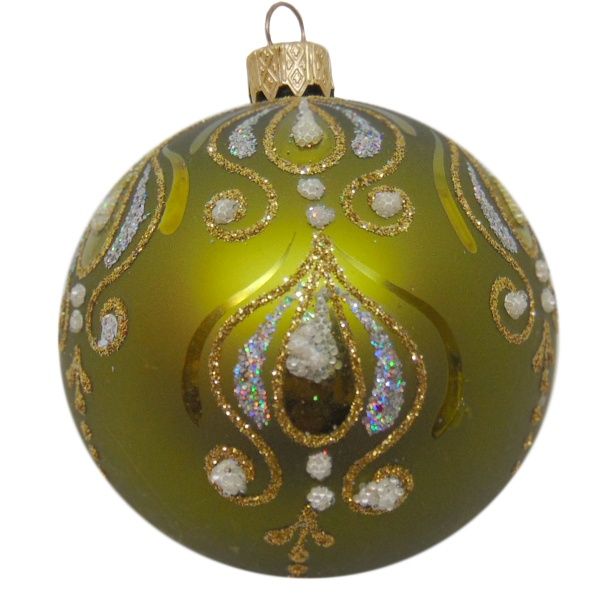 Шар новогодний d80 бутон 