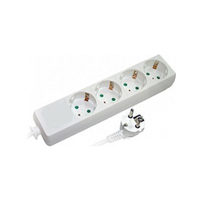Удлинитель E.Next e.es.4.5.z.b 4 гнезда 5 м белый